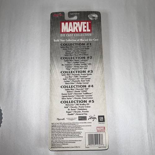 New, Vintage 2002 Maisto Marvel Die-Cast 1:64 Complete Car Collection Packs #1-5 - Picture 4 of 23