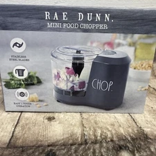 Rae Dunn Mini Food Chopper / Processor -  Gray