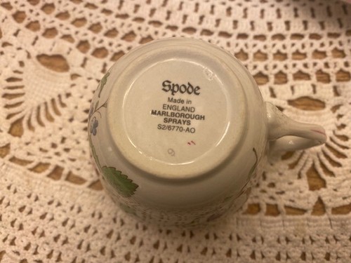 Spode MARLBOROUGH SPRAYS 2/6770N Coffee or Tea Cup & Saucer Set, 6 Available - Picture 9 of 12