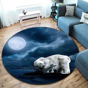 Details about / 3D Snow Polar Bear 899 Non Slip Rug Mat Room Mat Quality Elegant Photo Carpet US