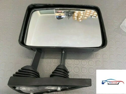 2 x  SPECCHIO SPECCHIETTO RETROVISORE SX IVECO DAILY 89 > 99 MANUA CORTO GRIGIO  - Immagine 3 di 4