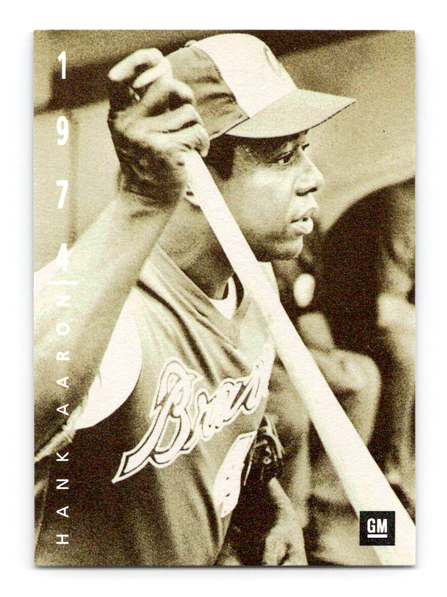1994 Upper Deck Baseball The American Epic #1 Hank Aaron GM