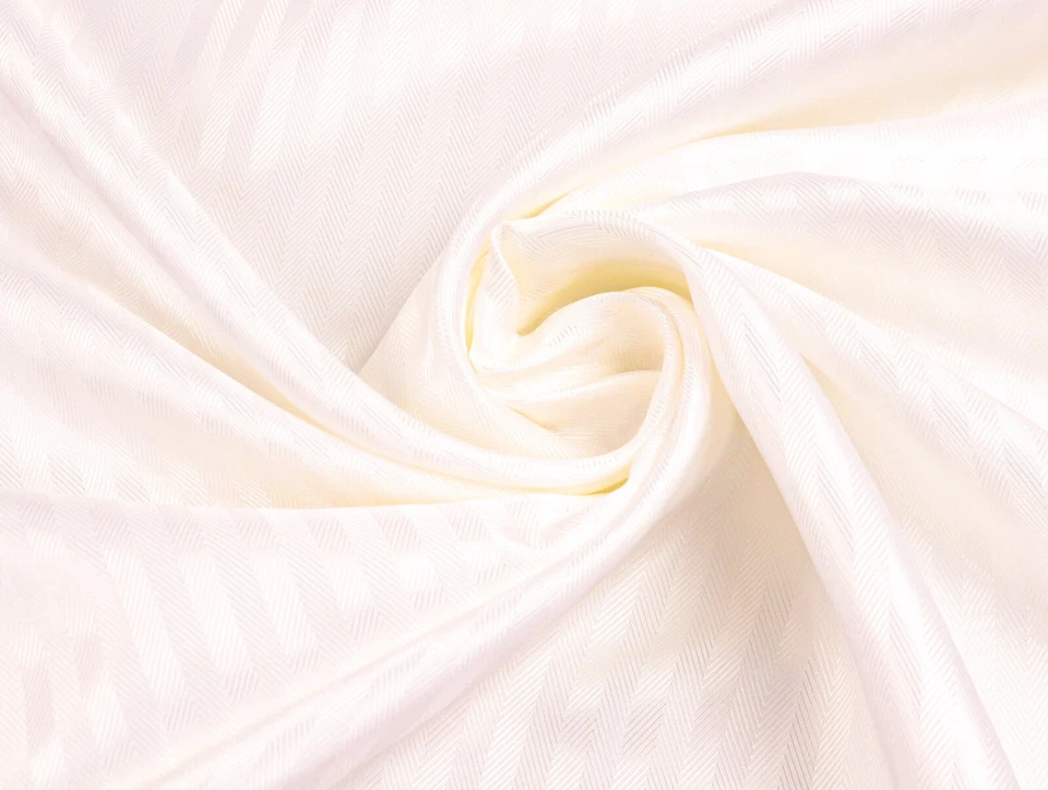 Acetat Viskosefutter Stoff Jacquard Futter STREIFEN CHEVRON CREME EUR 12,98/m