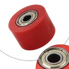 8MM Drive Chain Pulley Roller Slider Tensioner Wheel Guide For Street Bike RED