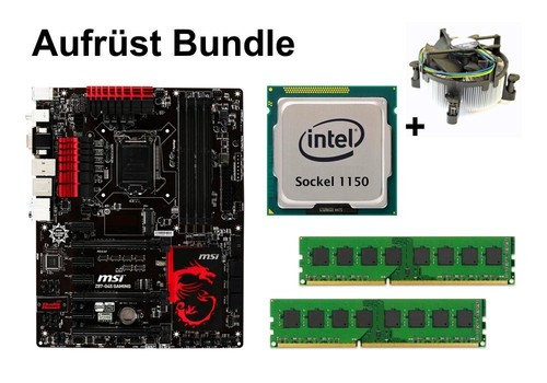 Aufrüst Bundle - MSI Z87-G45 Gaming Intel Core i7-4770T + 4GB RAM #85700 - Afbeelding 1 van 4