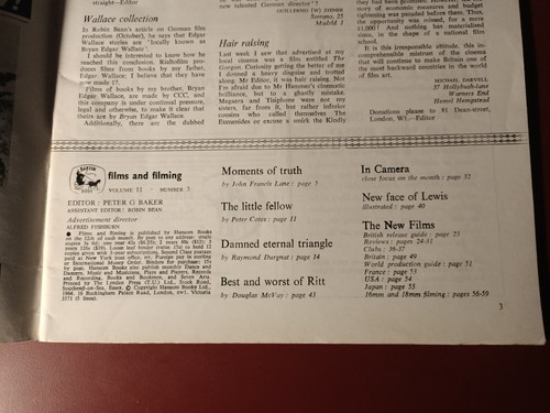 Películas y filmación: diciembre de 1964 - revista del Reino Unido / Chaplin, Francesco Rosi - Imagen 2 de 5