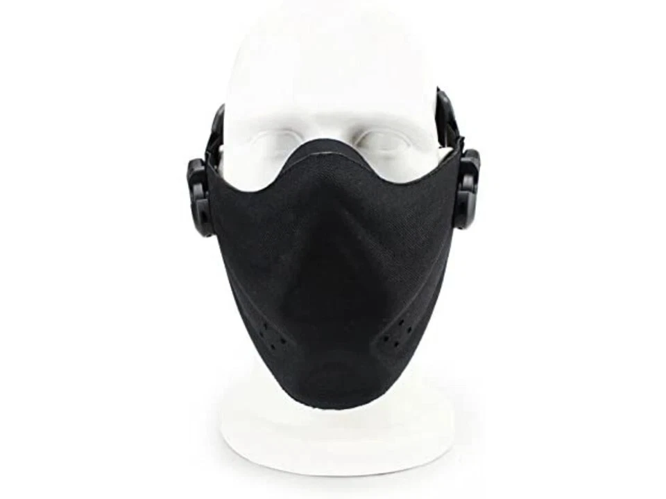 Máscara de Airsoft de Paintball de Protección Media Cara Malla Metálica Calavera Disfraz de Juegos con disfraces Foto 3 de 4