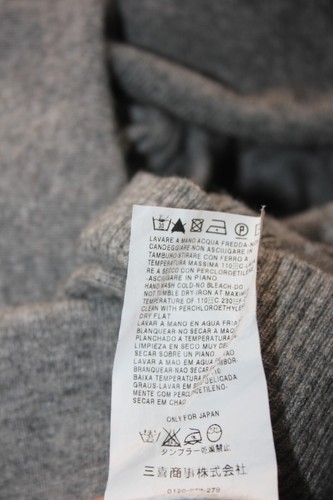 Marella Sport Knit Wool Cashmere Blend Dress Size S Solid Grey Long Sleeves - Picture 6 of 10