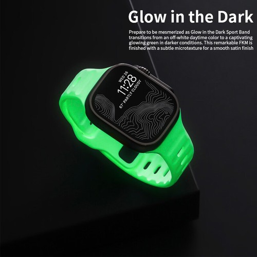 Correa deportiva de correa de silicona para Apple Watch Ultra 49 mm serie SE 8-1 38/40/42/45 mm - Imagen 3 de 65