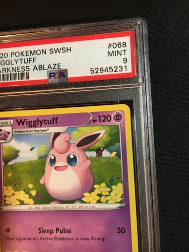 2020 Pokemon TCG Card Sword Ablaze SWSH - Wigglytuff - Rare PSA 9 Mint POP 1!! - Picture 5 of 10