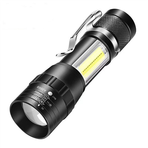 LED Taschenlampe hoch superhell mit 4 Modi batteriebetrieben Taschenlampe