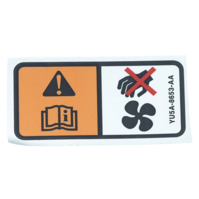 NEW OEM Ford Radiator Fan Warning Label XW4Z8653BA GENUINE NEW OEM Ford Radiator Fan Warning Label XW4Z8653BA GENUINE