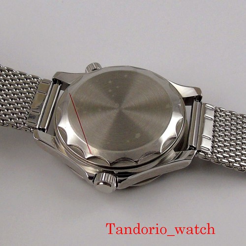 41mm Bliger Automatic Men Watch Black Dial Sapphire Glass NH35A PT5000 Auto Date - Picture 6 of 15