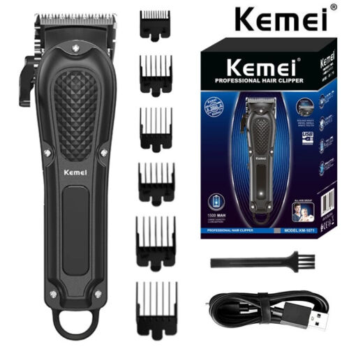 Kemei KM-1071 Tagliacapelli Uomo Professionale Taglia Barba Senza Fili Barbiere - Foto 1 di 12