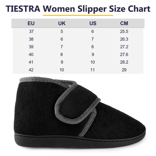 Womens Diabetic Slippers Memory Foam Arthritis Edema Swollen Feet House Shoes - Picture 17 of 28