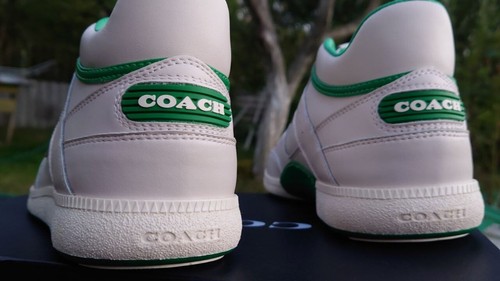Coach Herren Citysole MITTLERER SNEAKER KREIDEFARBEN/GRÜN C5187 Größe 10 D - Bild 11 von 24