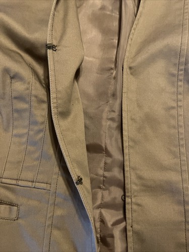 Coldwater Creek Blazer Damen 14 braun verziert Perlen Taschen gefüttert klassisch - Bild 6 von 10