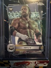 2025 Topps Chrome WWE TRIPLE H BLACK REFRACTOR 2/2 