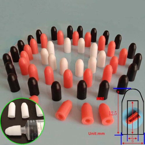 Silicone Rubber End Caps Blanking Stopper Cover Protective Plugs Pipe 3 Colours - Picture 14 of 19
