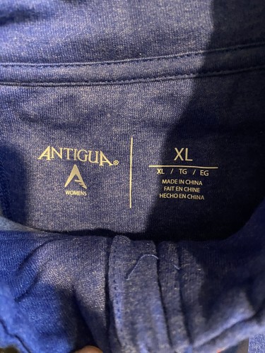 LA Dodgers Antigua 1/4 Zip Pullover Women’s XL BLUE Brand New With Tags. - Picture 3 of 6