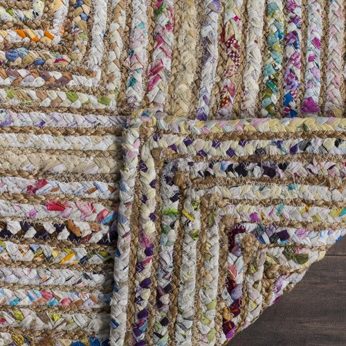 SAFAVIEH Cape Cod Collection Accent Rug - 2'3" x 4', Beige & Multi, Handmade ... - Picture 4 of 4