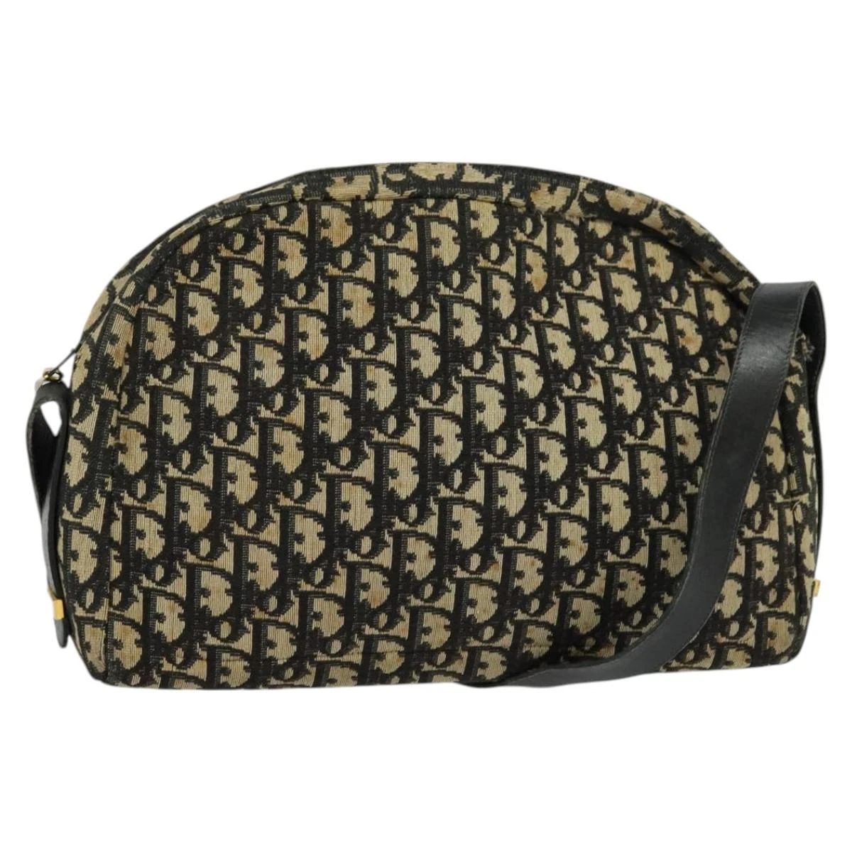 Sac bandoulière Christian Dior trotteur toile noir authentique BD1868