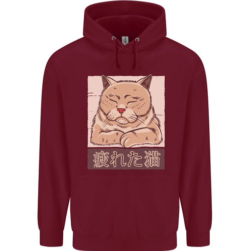 Un Cansado Cat Hombres Sudadera - Imagen 8 de 100