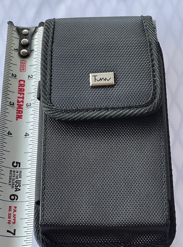Case Cell Phone Pouch Tactical Holster Metal Belt Clip Loop Vertical - Picture 3 of 8