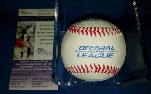Jonathan Lucroy signed #25 ROL baseball Auth by JSA Q00997 - Picture 3 of 5