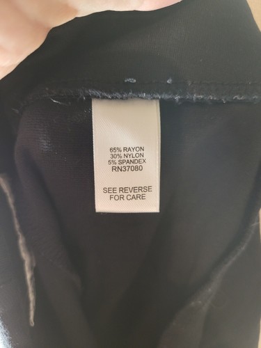 Leggings donna CATO taglia small vestibilità classica gamba larga nero elasticizzato - Foto 7 di 7