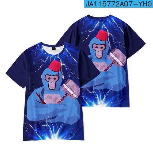 Unisex Kids Adults Gorilla Tag T-Shirt Casual Short SleevE Tee Pullover Top Gift - Picture 20 of 21