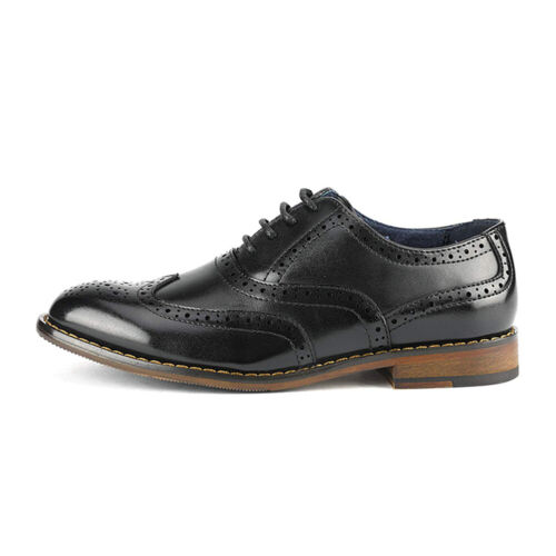 Boys Kids Youth Dress Shoes Oxford Shoes Formal Wedding Shoes - Picture 28 of 43