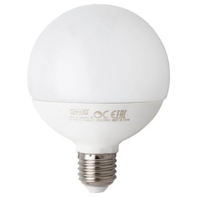Ikea Led Bulbs Collection On Ikea Ledare E27 Large 95mm Globe Led Bulb Warm 2700k 13w 1000lm