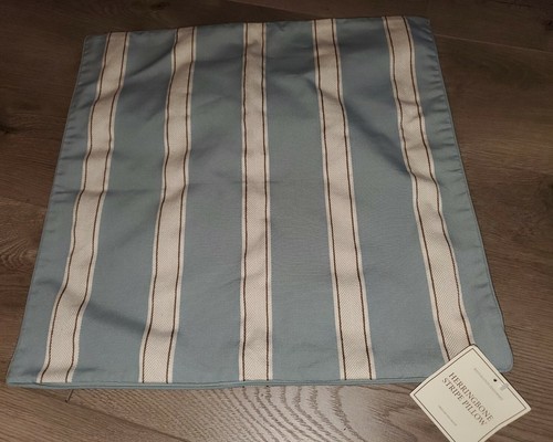 Restoration Hardware Pillow Cover Insert Herringbone Striped 20"x20" - 第 1/4 張圖片