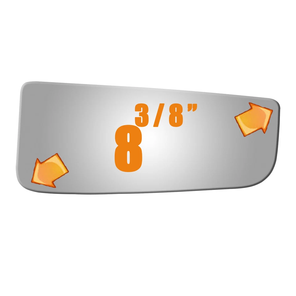 Espejo Vidrio Ajuste Inferior 17-19 Ford F250-F450 Super Duty Lado Derecho Derecha Convexo 3971 Foto 2 de 4