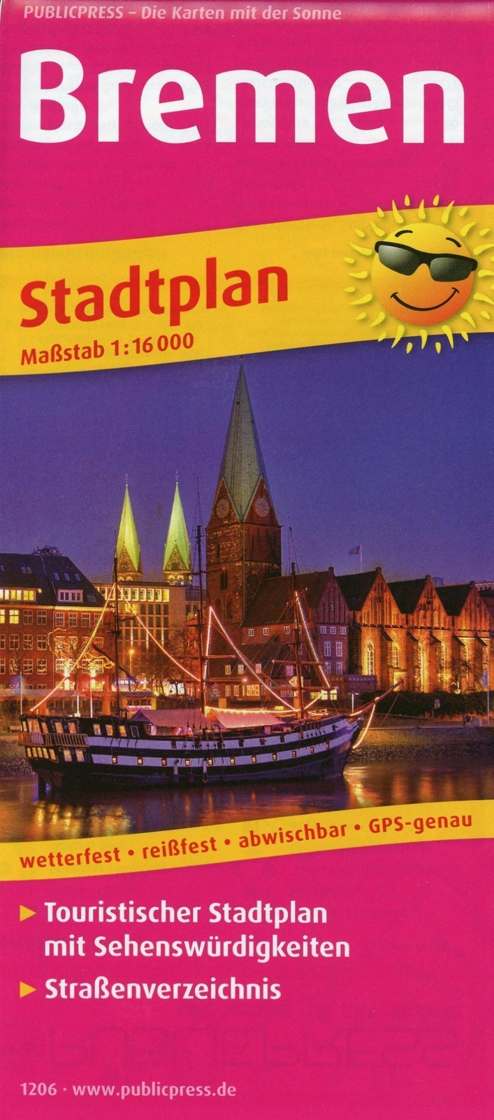 Bremen. Stadtplan 1:16 000 | (land-)karte | Stadtplan (publicpress) |