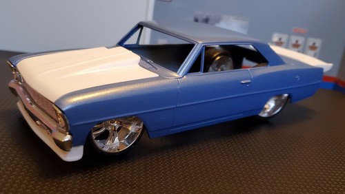 Resin Cowl Hood, Chin Spoiler & Rear Spoiler Wing for '66 Nova AMT 1/25 - Picture 10 of 10