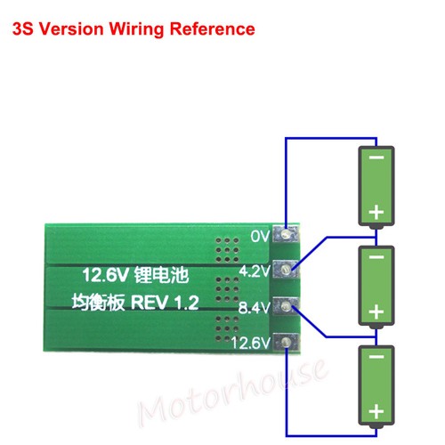 Lithium Li-ion 18650 Battery Packs Balance Board Cell Charger Balancer Circuit - Picture 5 of 7