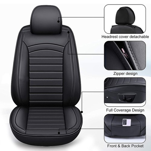 2x Front Seat Full Cover Cushion Fit For Chevy Silverado GMC Sierra Qn - Bild 2 von 6
