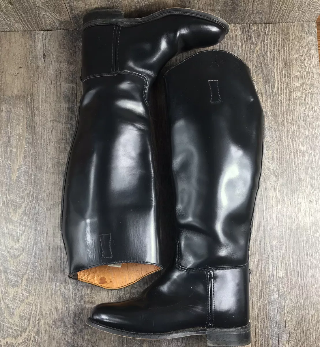 Womens tall black riding outlet boots