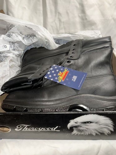 Thorogood Boots Black Waterproof /Insulated Weatherbuster Nonslip 11 1/2 - Picture 2 of 11