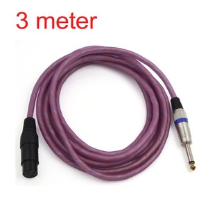 uxcell 10ft Red 3-Pin XLR Male to 6.5mm TRS Male Microphone Stereo Audio Cord Wire uxcell 10ft Red 3-Pin XLR Male to 6.5mm TRS Male Microphone Stereo Audio Cord Wire