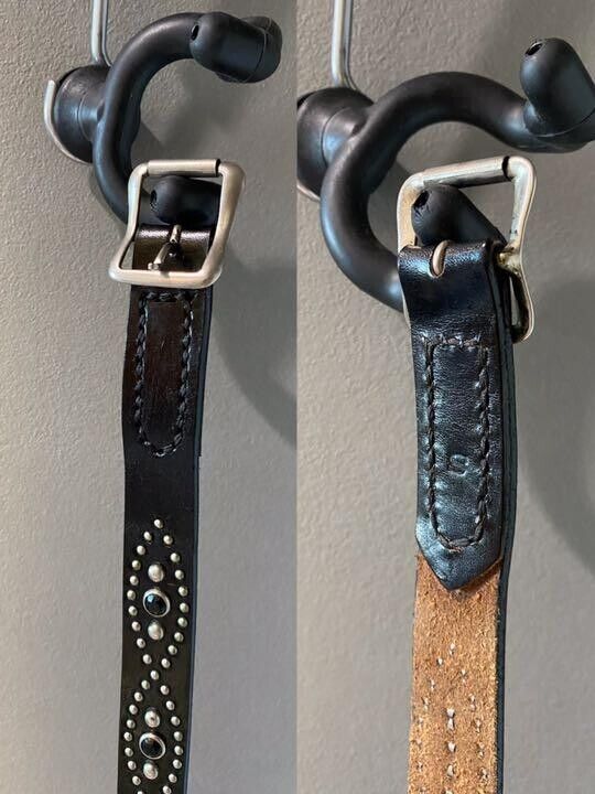 Hysteric Glamour Studded Leather Belt 90s Size M Limited