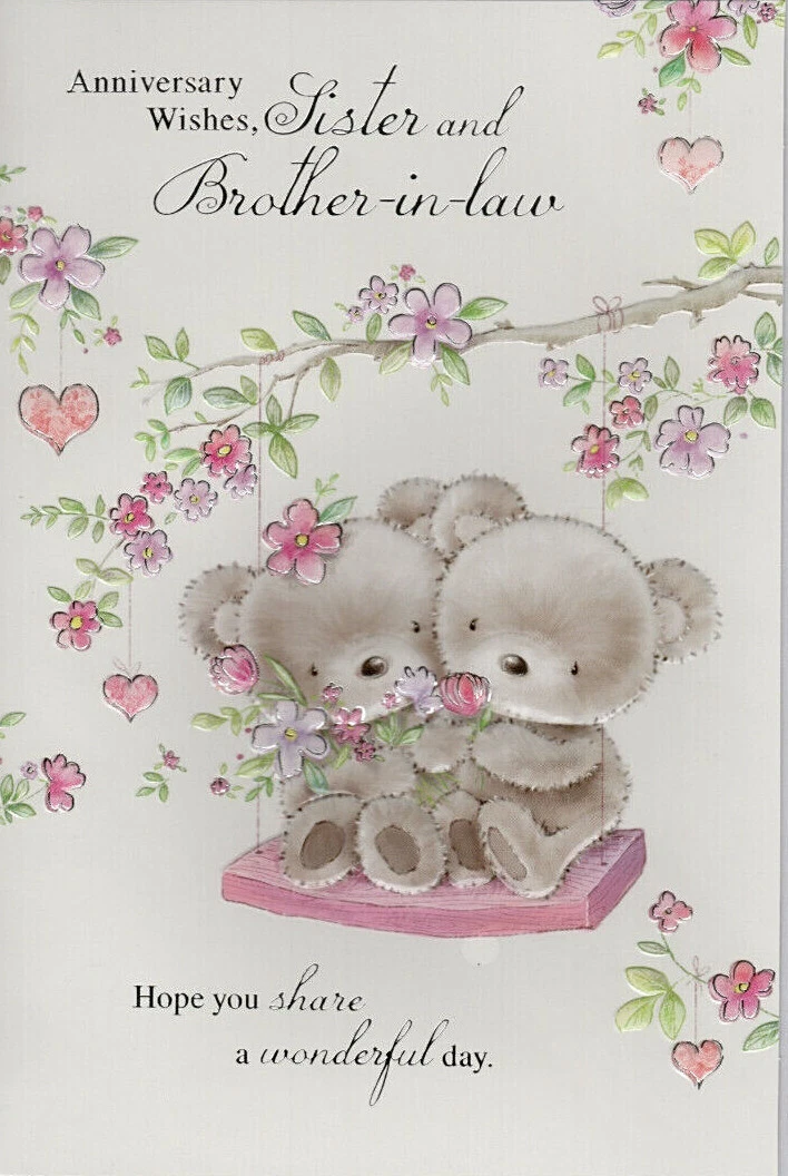 Happy anniversary sister in law online