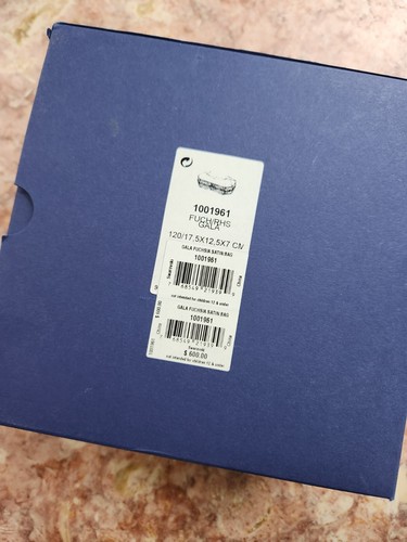 Fuchsia Pink Swarovski Clutch Purse Satin with Rhinestones 1001961 - Picture 13 of 13