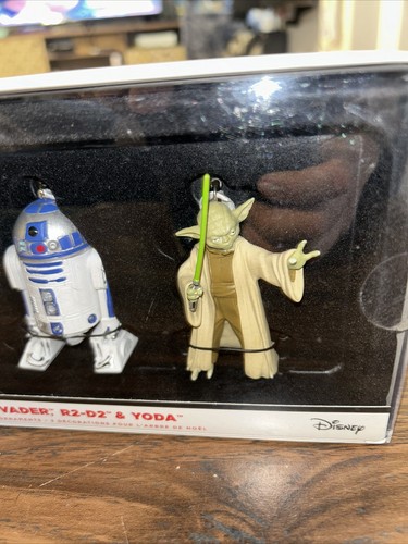 2020 Hallmark Ornament Disney Star Wars Boxed Set of 3 Darth Vader, Yoda, R2-D2 - Picture 4 of 5