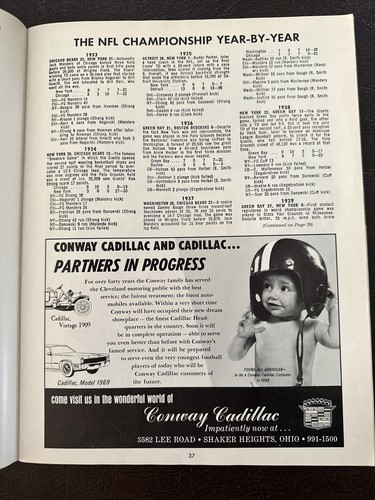 baltimore colts vs cleveland browns 1968 championship program Unitas - Picture 13 of 17