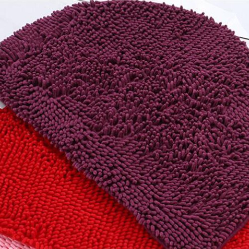 Semi Circle Doormat Non-slip Soft Bathroom Floor Carpet Rug Home Room Mat - Picture 11 of 19