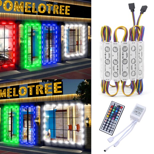 12V 5050 R-G-B Module Light Strip Lamp 3 LEDs Injection White ABS Tape Sign Kits - Picture 9 of 24