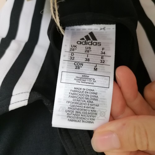 Adidas swimsuit bikini classic sports swimwear girl size XXS XS 28" New 3s - Picture 10 of 11